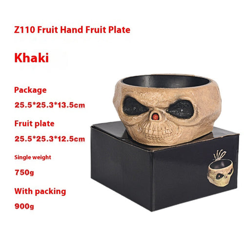 Halloween Candy Bowl Plastic Pumpkin Bowl With Motion Activated Hand,