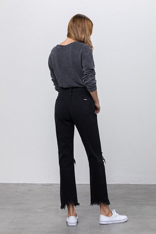 INSANE GENE DESTROYED STRAIGHT JEANS