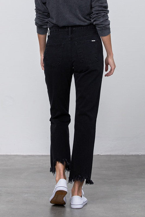 INSANE GENE DESTROYED STRAIGHT JEANS