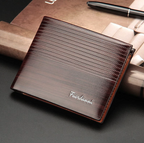 Men's Bifold Leather Credit ID Card Holder Wallet Billfold Purse