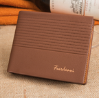 Men's Bifold Leather Credit ID Card Holder Wallet Billfold Purse
