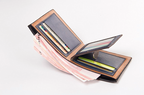 Men's Bifold Leather Credit ID Card Holder Wallet Billfold Purse