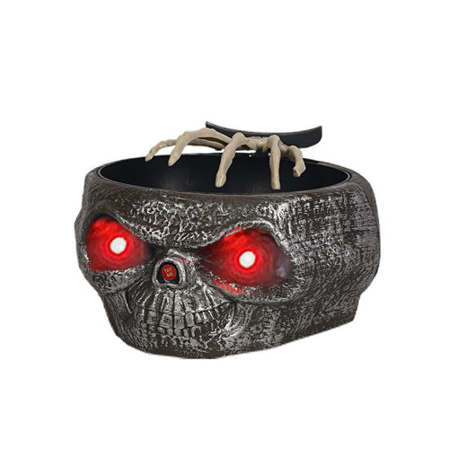 Halloween Candy Bowl Plastic Pumpkin Bowl With Motion Activated Hand,