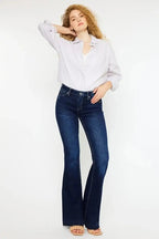 Kancan Low Rise Slim Flare Jeans KC73150