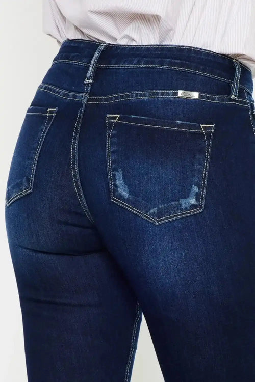 Kancan Low Rise Slim Flare Jeans KC73150