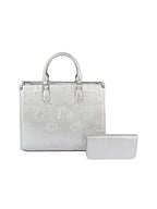 Monogram tote bag and purse set