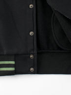 Boys and Girls Letters and Stars Printed Contrast Design Color Patchwork Single Breasted Baseball Coat